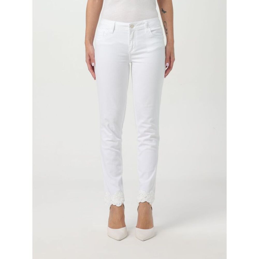 Liu Jo White Cotton Skinny Women's Jeans